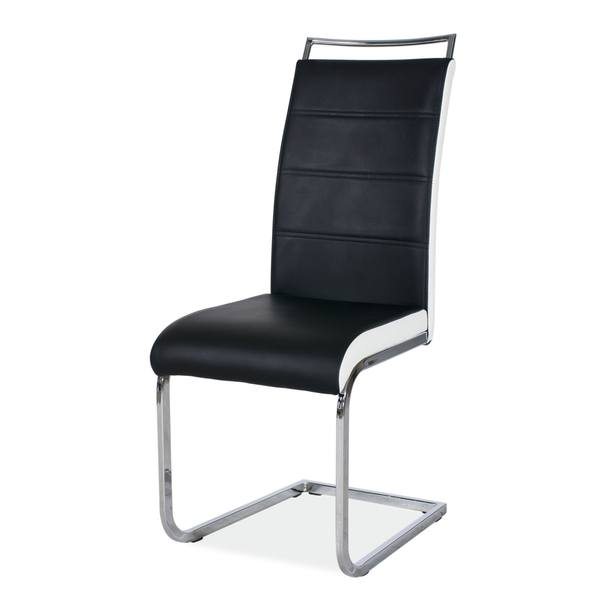 Jídelní židle SIGH-441 II černá/bílá