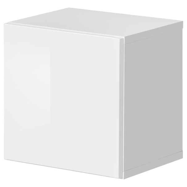 Závěsná skříňka MATCH SW5 bílá/bílá vysoký lesk