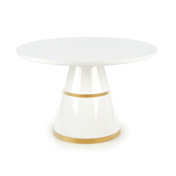Jídelní stůl VIGOS bílá/zlatá